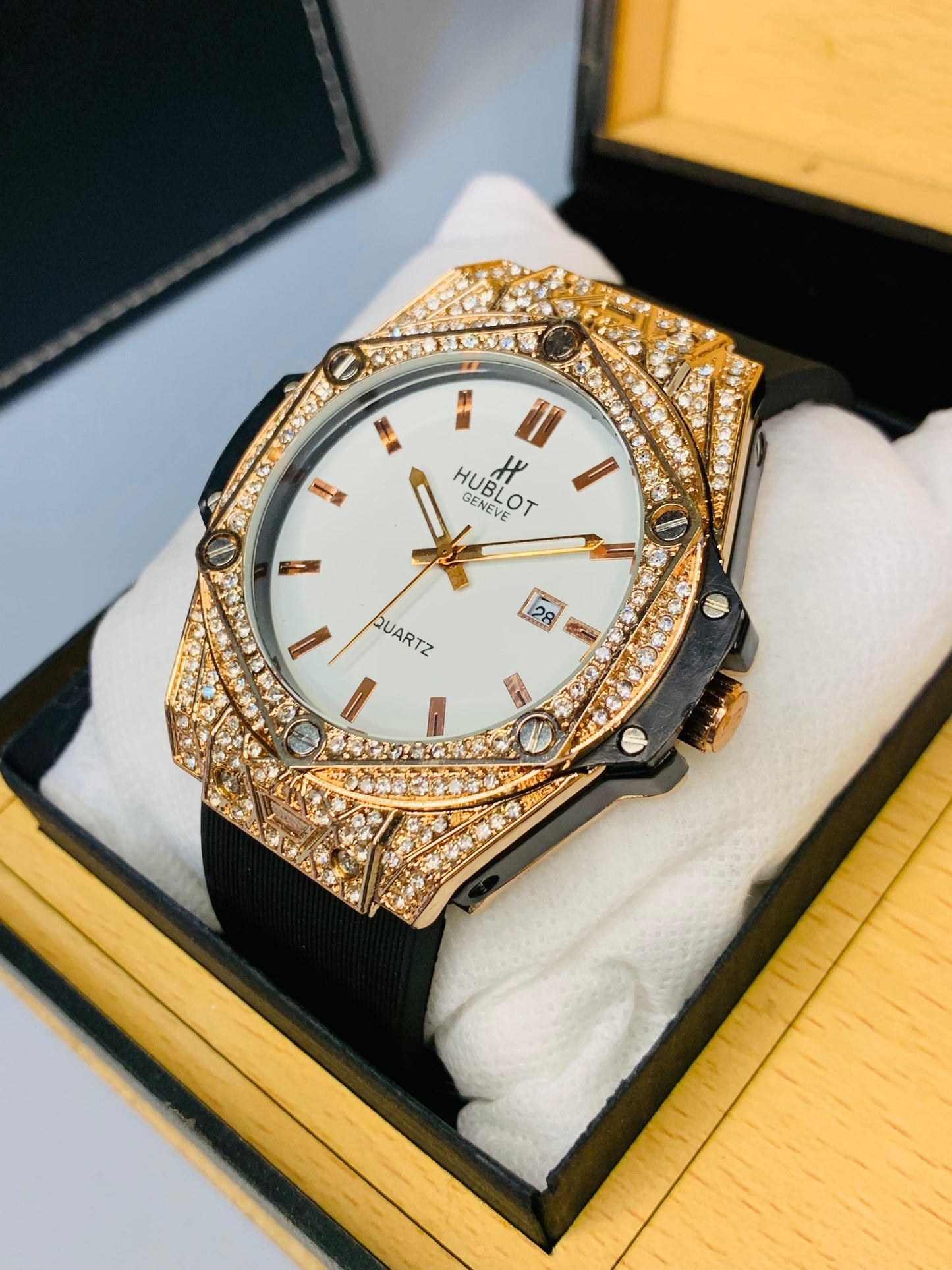 Hublot New Edition! Daimond Dial Watch for Men's
